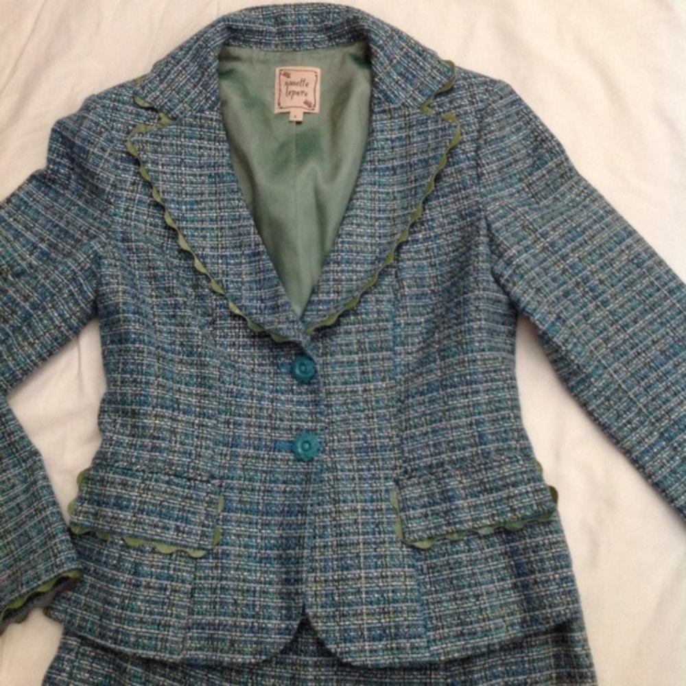 RARE Nanette Lepore 2pc Tweed sz 6